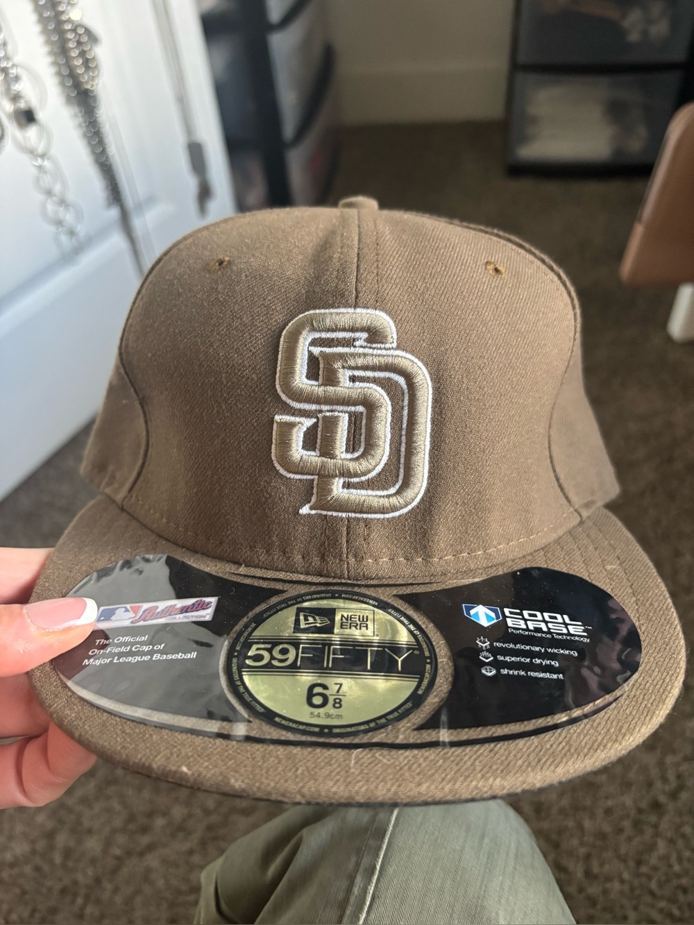 Cap on carpet